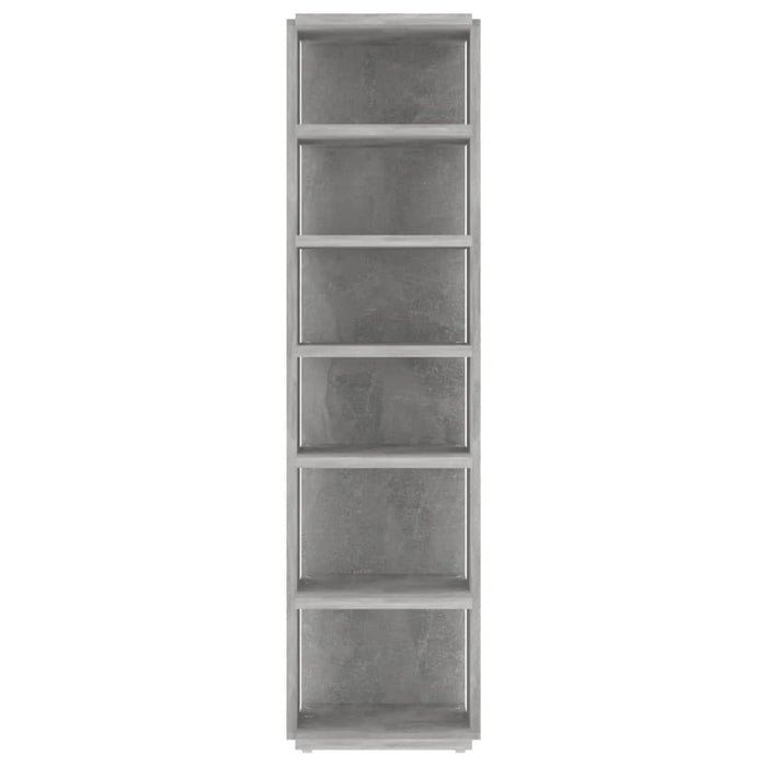 Shoe Cabinet Concrete Grey 27.5X27X102 Cm Engineered Wood Nbnakt
