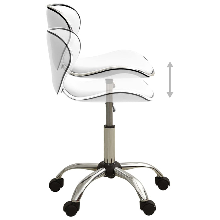 Office Chair White Faux Leather Tbnnlxp