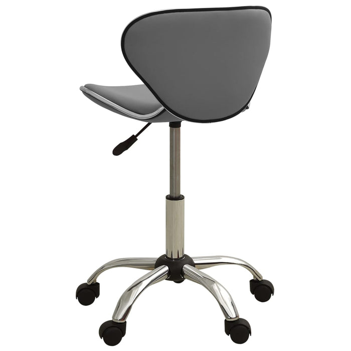 Office Chair Grey Faux Leather Tbnnltb