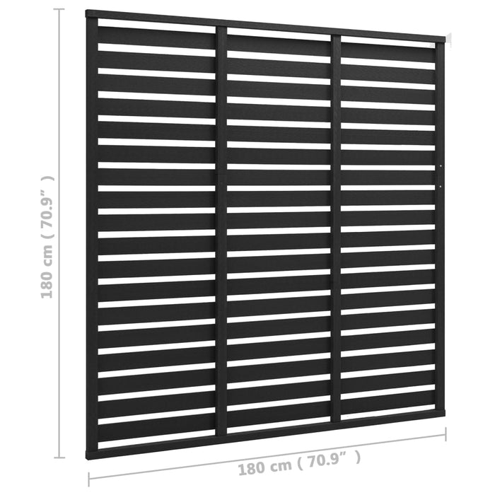 Fence Panel Wpc 180X180 Cm Black Tonooo