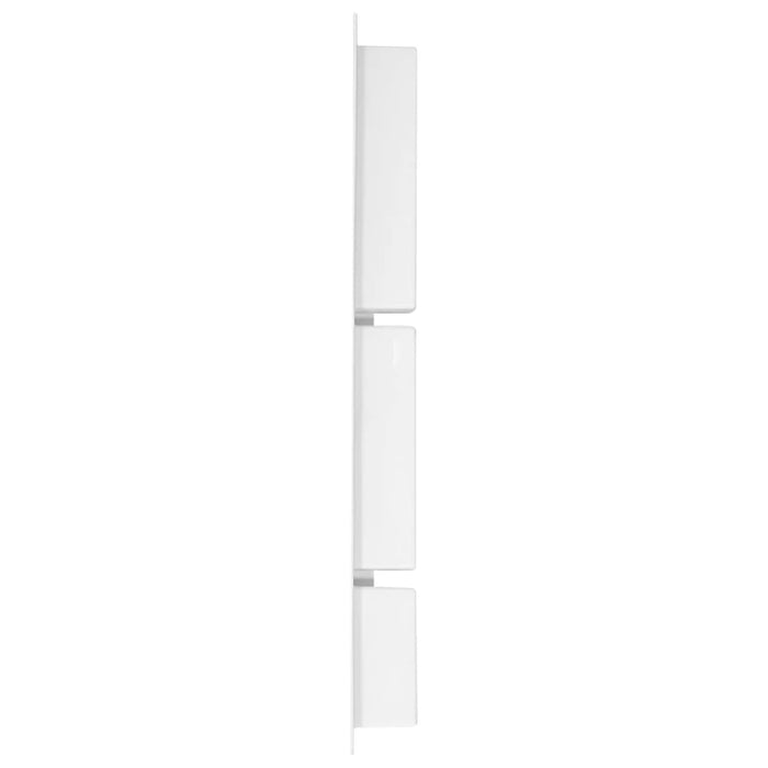 Shower Niche With 3 Compartments Matt White 41X99X9 Cm Opotkk