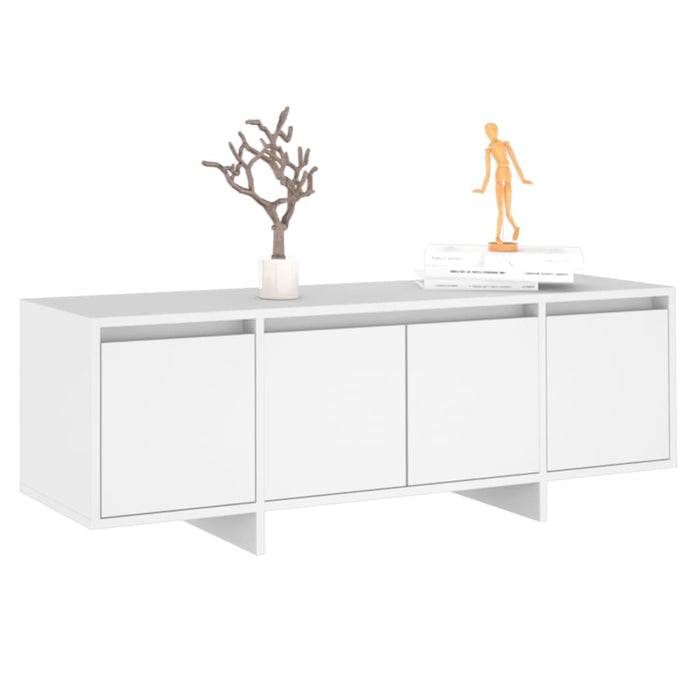 Tv Cabinet White 120X30X40.5 Cm Engineered Wood Nbkpip