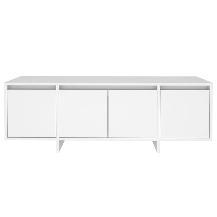 Tv Cabinet White 120X30X40.5 Cm Engineered Wood Nbkpip