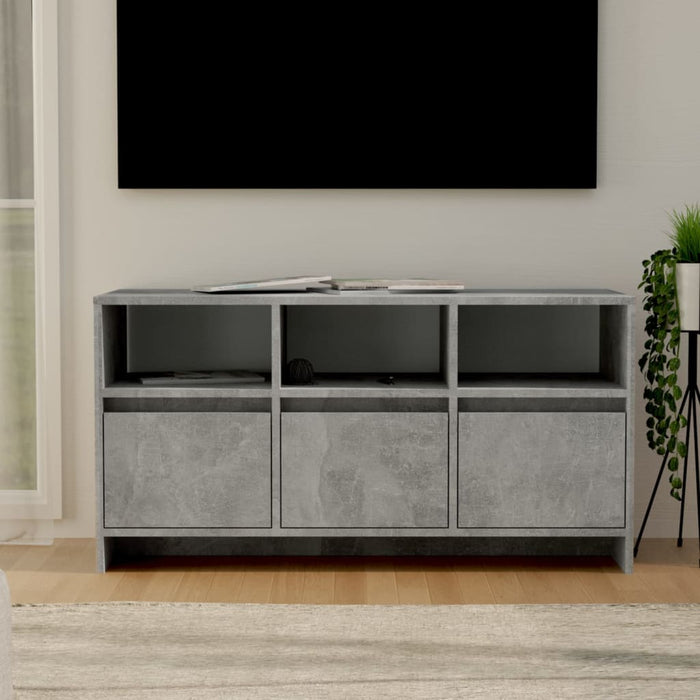 Tv Cabinet Concrete Grey 102X37.5X52.5 Cm Engineered Wood Nbknba