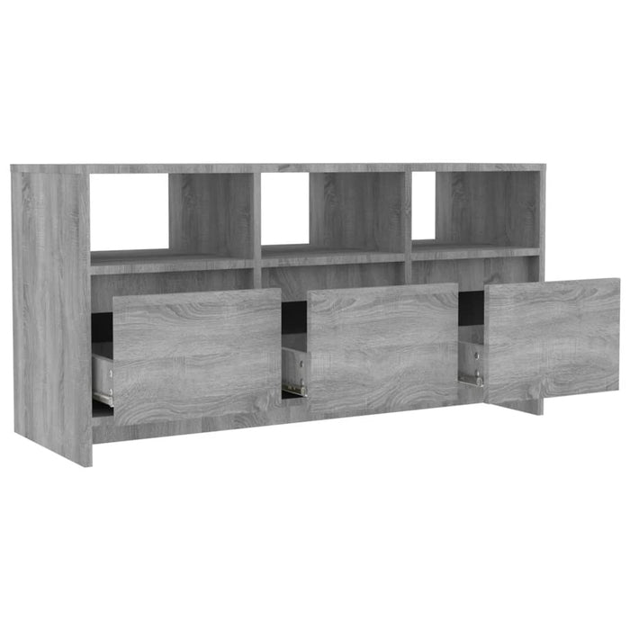 Tv Cabinet Grey Sonoma 102X37.5X52.5 Cm Engineered Wood Notbxa