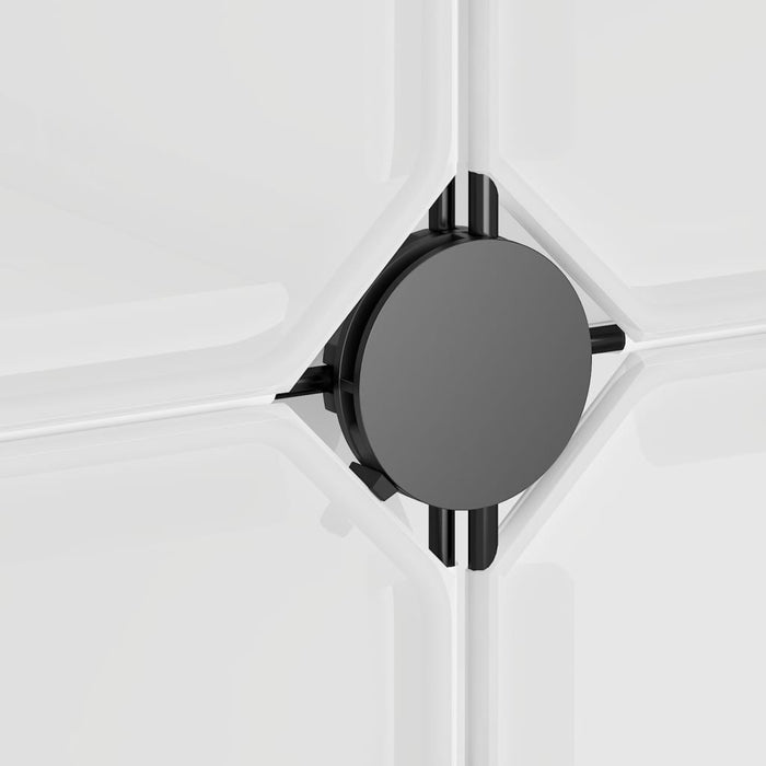 Storage Cube Organiser With 9 Cubes And Doors Transparent Pp Tabppi