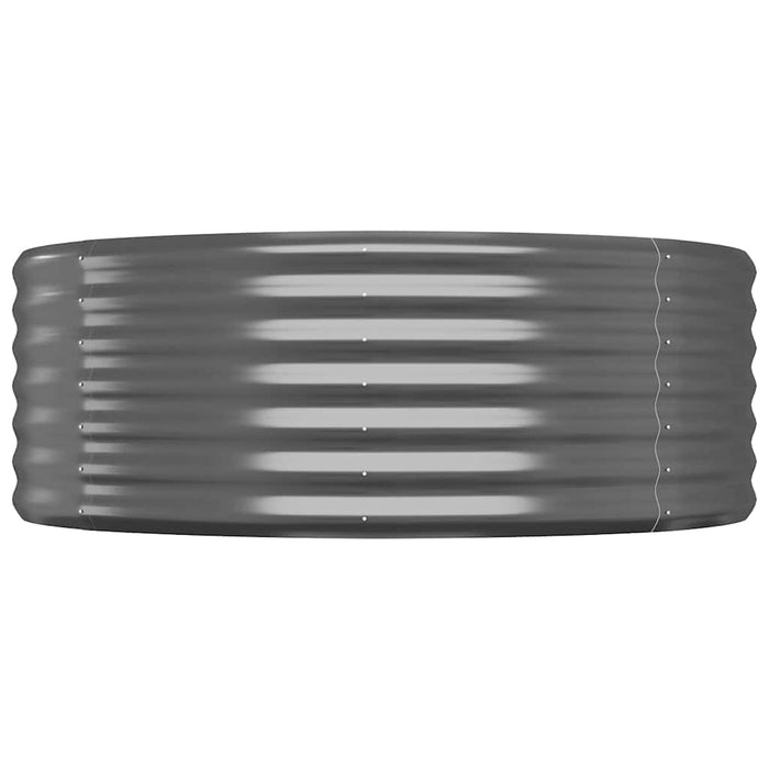 Garden Raised Bed Galvanised Steel 249X100X36 Cm Anthracite Tonkkl