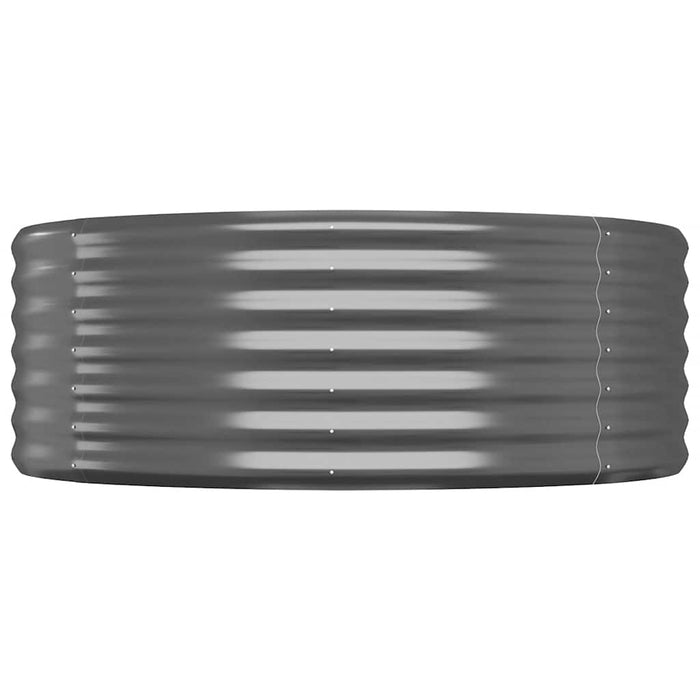 Garden Raised Bed Galvanised Steel 322X100X36 Cm Anthracite Tokbbo