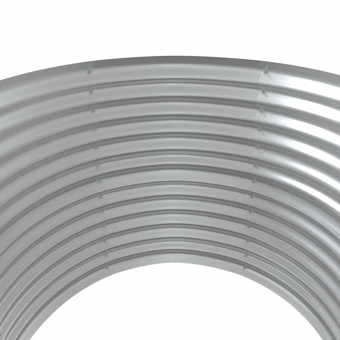 Garden Raised Bed Galvanised Steel 100X100X68 Cm Brown Tokbpp