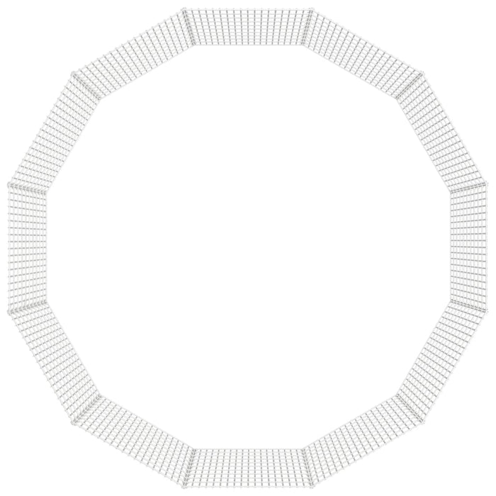 Free Range Animal Enclosure 12-Panel 54X100 Cm Galvanised Iron Oiopna