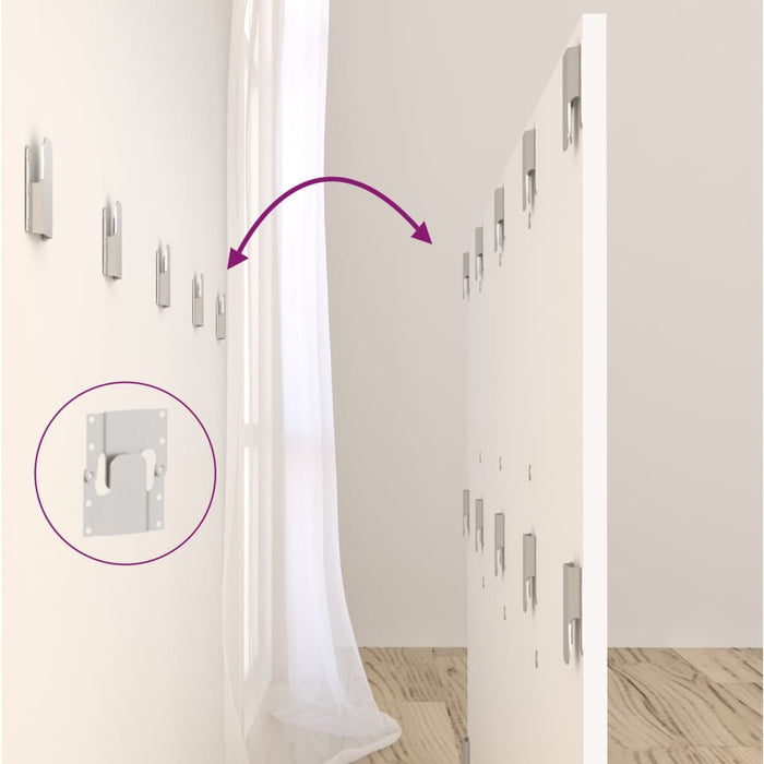 Queen Size Bed Headboard White 160 Cm Engineered Wood Noobta