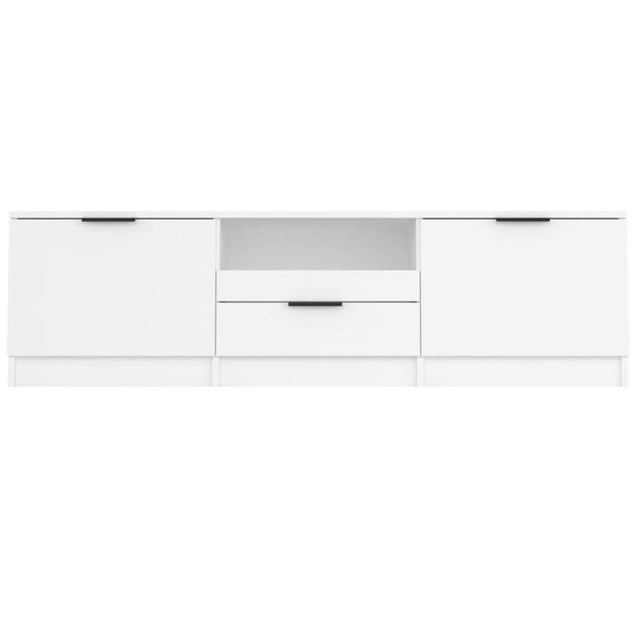 Tv Cabinet White 140X35X40 Cm Engineered Wood Nooaan