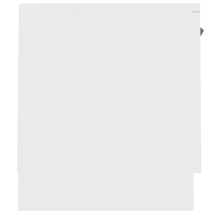 Tv Cabinet White 140X35X40 Cm Engineered Wood Nooaan