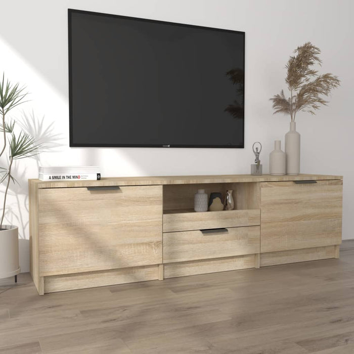 Tv Cabinet Sonoma Oak 140X35X40 Cm Engineered Wood Nooapo