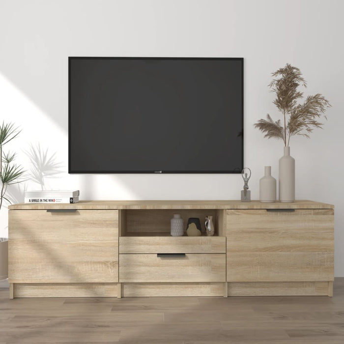 Tv Cabinet Sonoma Oak 140X35X40 Cm Engineered Wood Nooapo