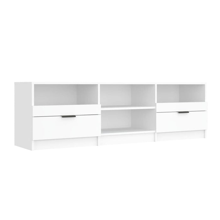 Tv Cabinet White 150X33.5X45 Cm Engineered Wood Nooapi