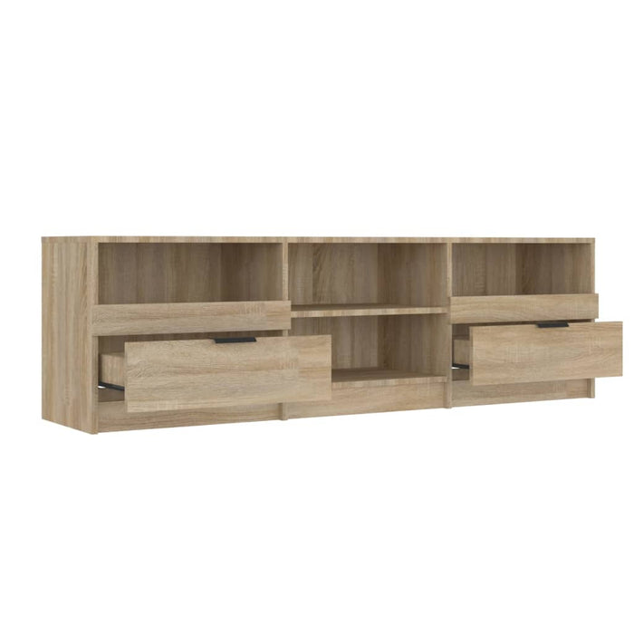 Tv Cabinet Sonoma Oak 150X33.5X45 Cm Engineered Wood Nooalb