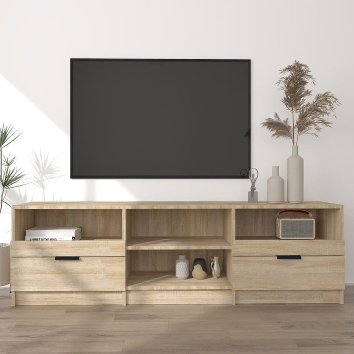 Tv Cabinet Sonoma Oak 150X33.5X45 Cm Engineered Wood Nooalb