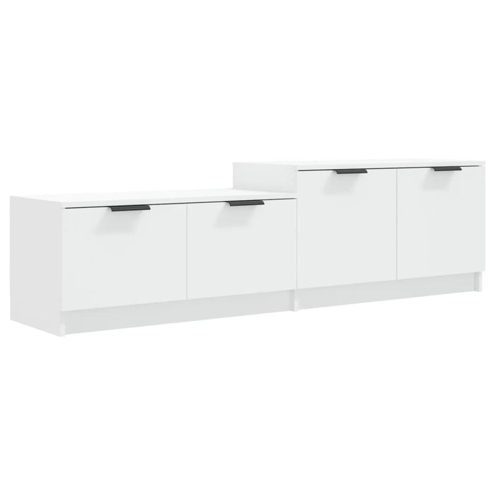 Tv Cabinet White 158.5X36X45 Cm Engineered Wood Nooana
