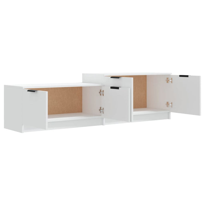 Tv Cabinet White 158.5X36X45 Cm Engineered Wood Nooana