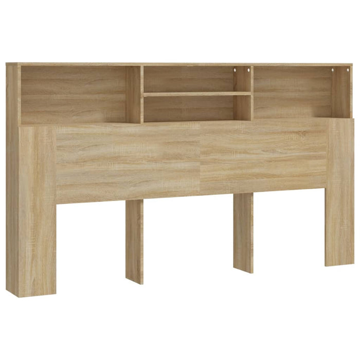 King Size Headboard Cabinet Sonoma Oak 180 Cm Noonnt