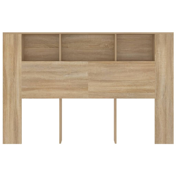 Queen Size Headboard Cabinet Sonoma Oak 160 Cm Nookti