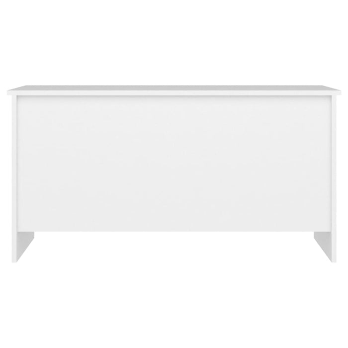 Coffee Table White 102X55.5X52.5 Cm Engineered Wood Nbkllp