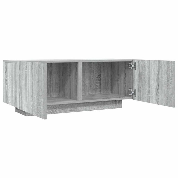 Tv Cabinet Grey Sonoma 100X35X40 Cm Engineered Wood Nopion