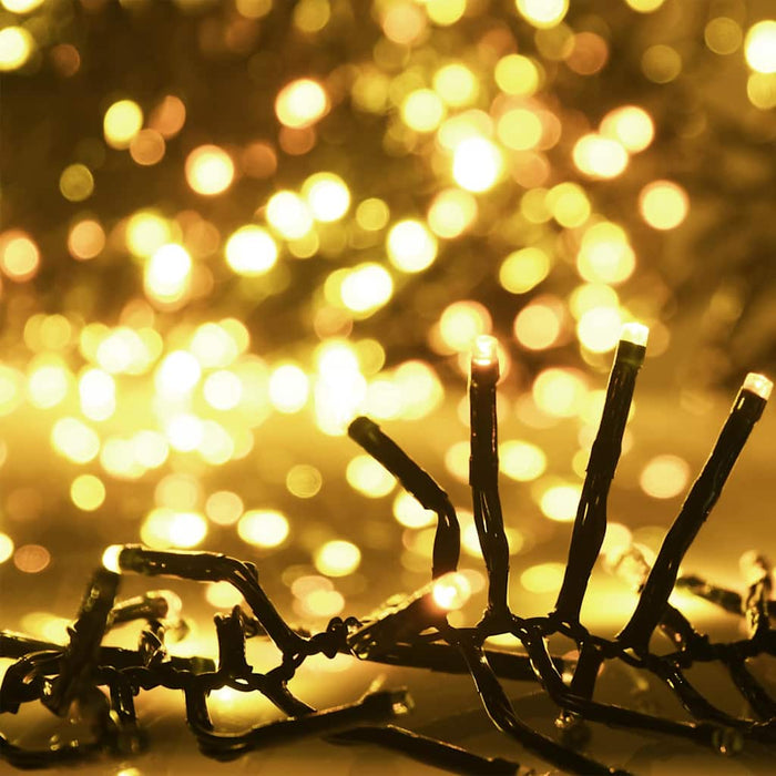 Led Cluster String With 400 Leds Warm White 7.4 M Pvc Tatxta