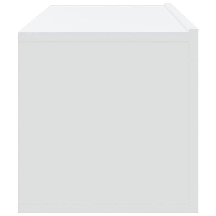 Wall Tv Cabinets 2 Pcs White 100X30X30 Cm Engineered Wood Nbapaa