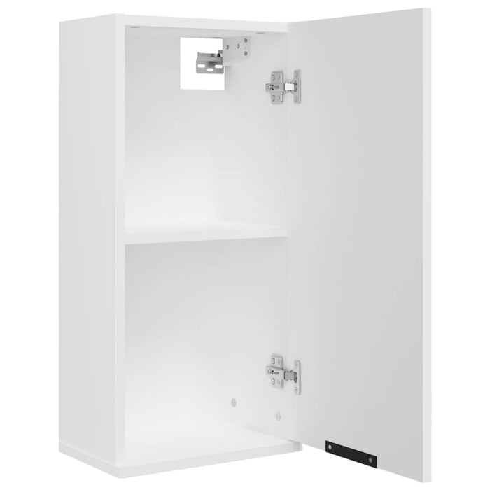 Wall-Mounted Bathroom Cabinet White 32X20X67 Cm Nooxkp