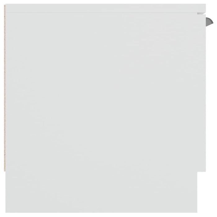 Tv Cabinet White 102X35X36.5 Cm Engineered Wood Nootpn