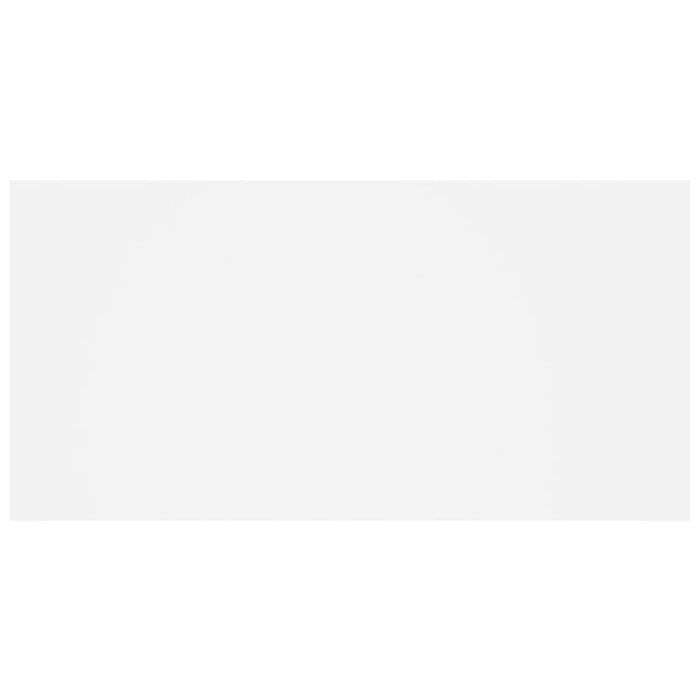 Queen Size Bed Headboard With Cabinets White 160 Cm Engineered Wood Toopibb