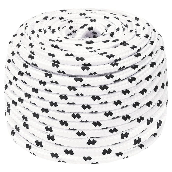 Work Rope White 10 Mm 100 M Polyester Opxiit