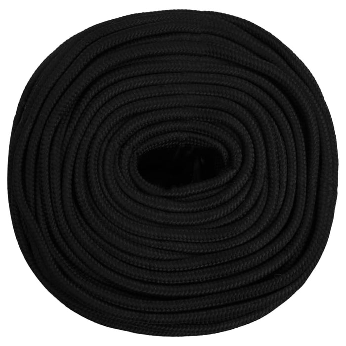 Work Rope Black 8 Mm 50 M Polyester Opxnon