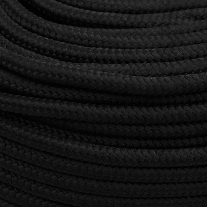 Work Rope Black 8 Mm 50 M Polyester Opxnon
