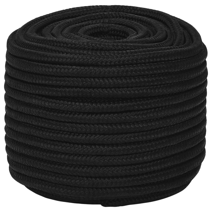 Work Rope Black 12 Mm 50 M Polyester Opxnxi