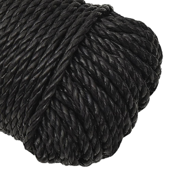 Work Rope Black 6 Mm 50 M Polypropylene Optbbx