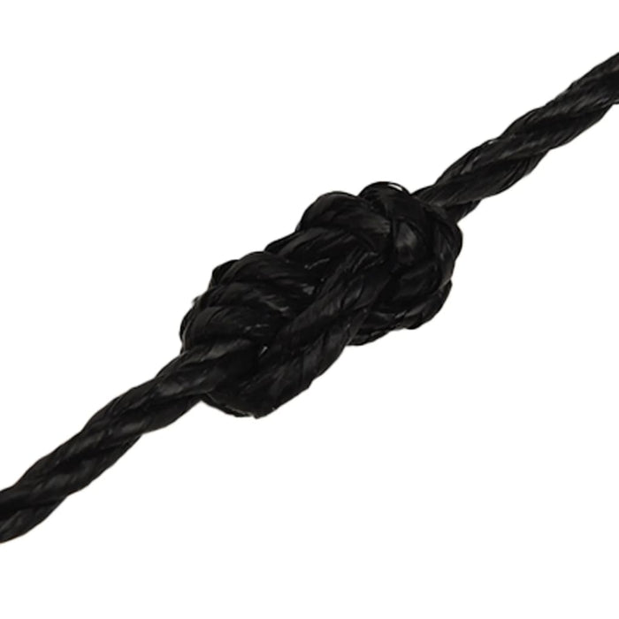 Work Rope Black 6 Mm 50 M Polypropylene Optbbx