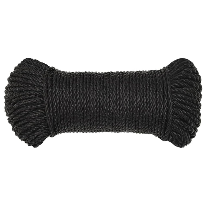 Work Rope Black 8 Mm 100 M Polypropylene Optbbn