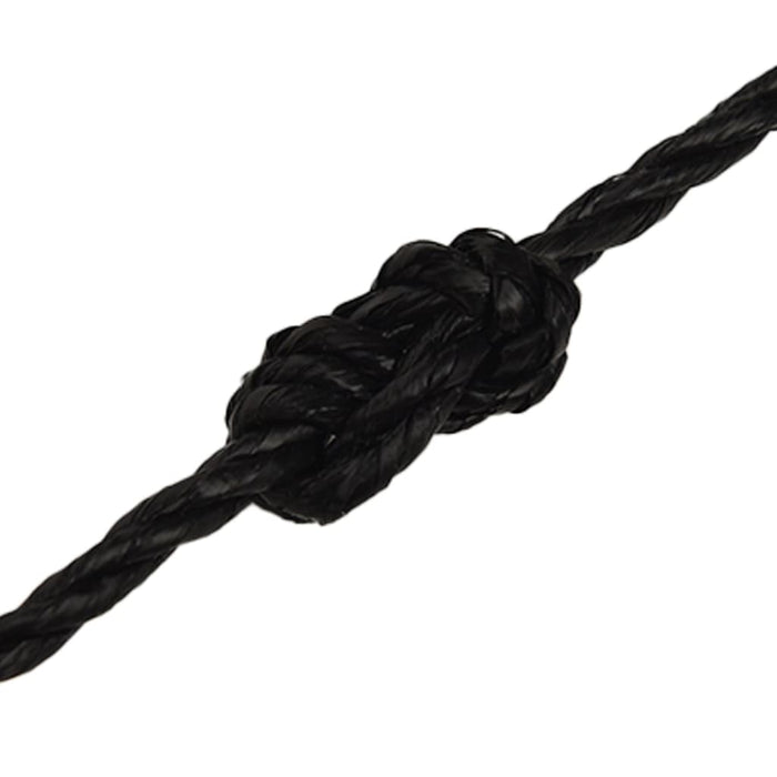 Work Rope Black 8 Mm 100 M Polypropylene Optbbn