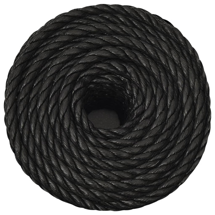 Work Rope Black 10 Mm 25 M Polypropylene Optboo