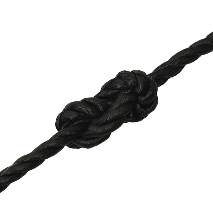 Work Rope Black 10 Mm 25 M Polypropylene Optboo