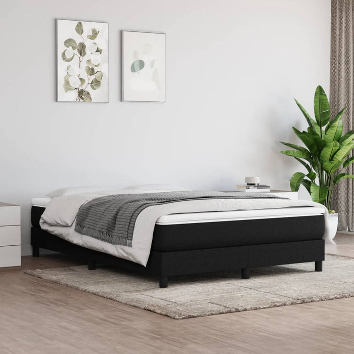 Double Size Pocket Spring Bed Mattress Black 137X190X20 Cm Fabric Tainix