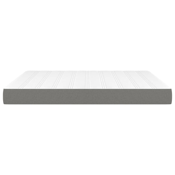 Queen Size Pocket Spring Bed Mattress Dark Grey 152X203X20 Cm Fabric Tainik