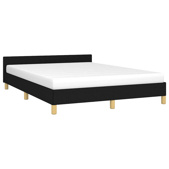 Queen Size Bed Frame Without Mattress Black Fabric Taiapn