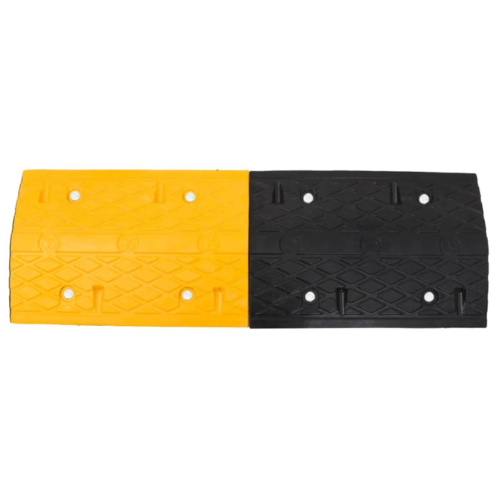 Speed Hump Yellow&Black 97X32.5X4 Cm Rubber Optobl