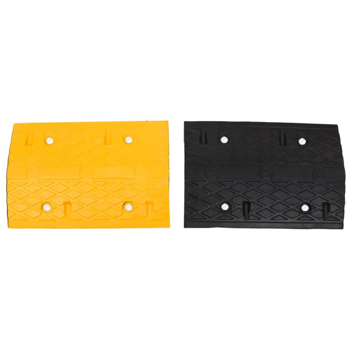 Speed Hump Yellow&Black 97X32.5X4 Cm Rubber Optobl