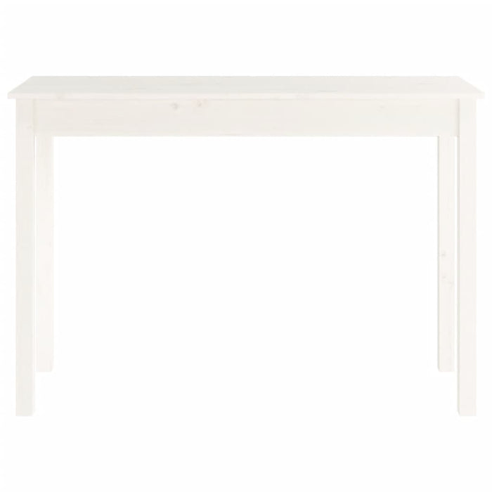 Console Table White 110X40X75 Cm Solid Wood Pine Noaxab
