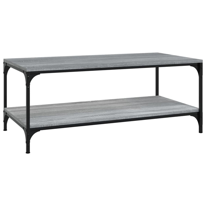 Coffee Table Grey Sonoma 100X50X40 Cm Engineered Wood Noktlp